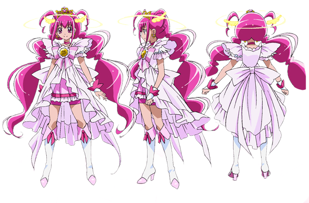 Tiara Mode Emily - Magical Girl Pretty Cure (619x450), Png Download