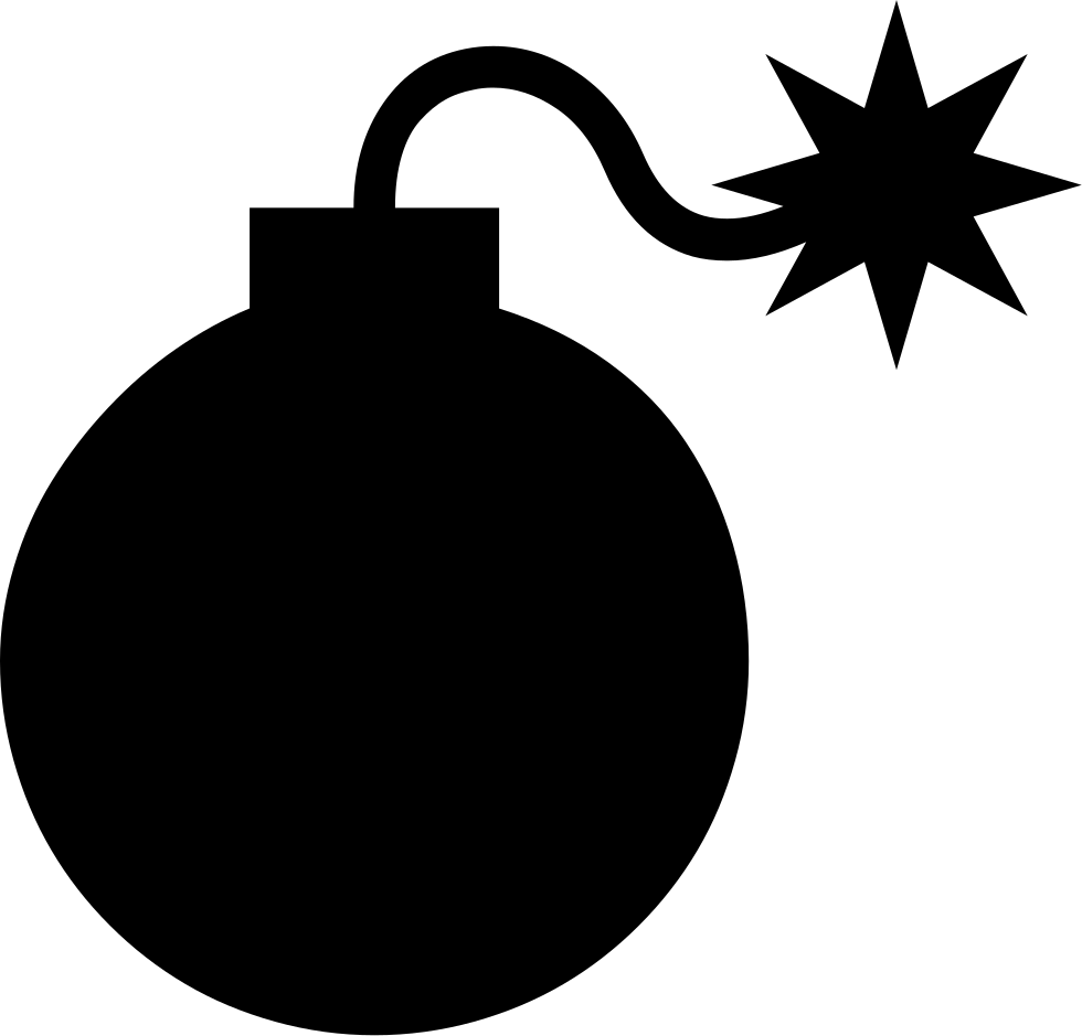 Bomb Svg (980x939), Png Download