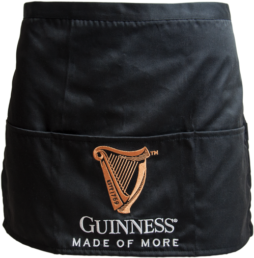 Guinness Half Apron - Apron (600x600), Png Download