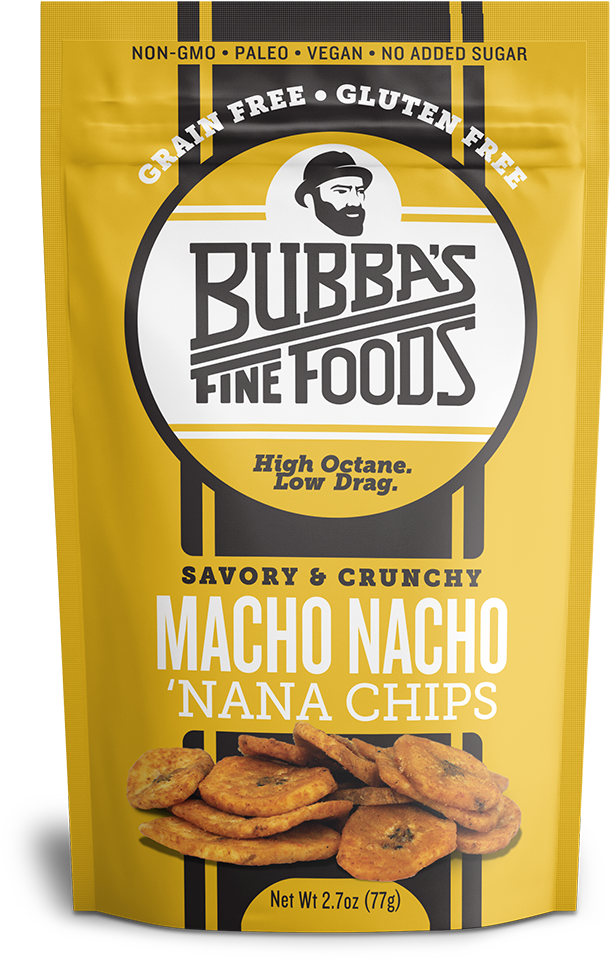 Macho Nacho 'nana Chips - Bourbon Vanilla Ungranola By Bubba's Fine Foods (1000x1000), Png Download