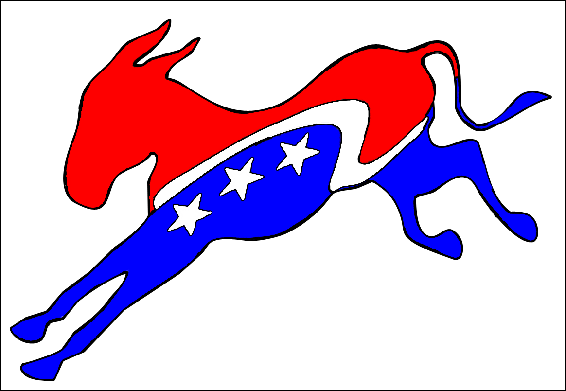 Free Democratic Donkey Png (1164x804), Png Download