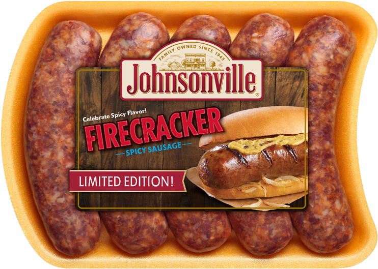 Firecracker Brats - Johnsonville Firecracker Brats (800x576), Png Download