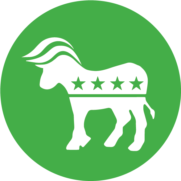 Trump Democrats - Democratic Party (750x750), Png Download