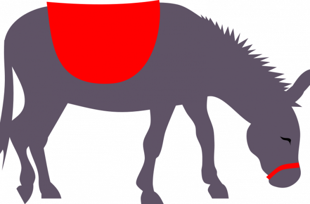 Donkey Clipart - Donkey Ride Clipart (640x420), Png Download