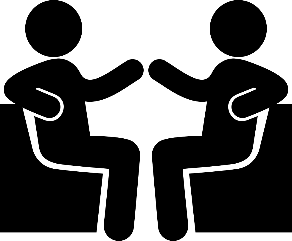 Friends Talking Comments - People Talking Icon (980x810), Png Download