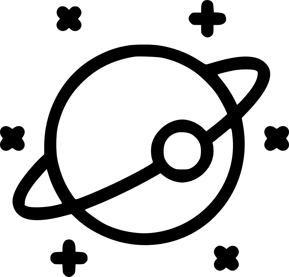 Planet Moon Stars Sky Space Astronomy Celestial Body - Stars Sky Icon (980x938), Png Download