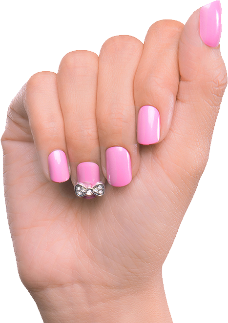 Ombre Nails Creative Nails Tough As Nails - Pink Nails Png (467x662), Png Download