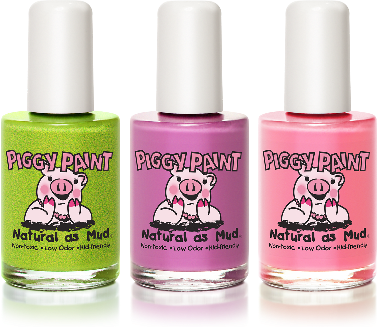 Piggy Paint Nail Polish Set - Non Toxic Nail Polish (1500x1500), Png Download