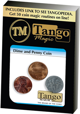 Dime And Penny Trick - Scotch And Soda Zaubertrick (400x400), Png Download