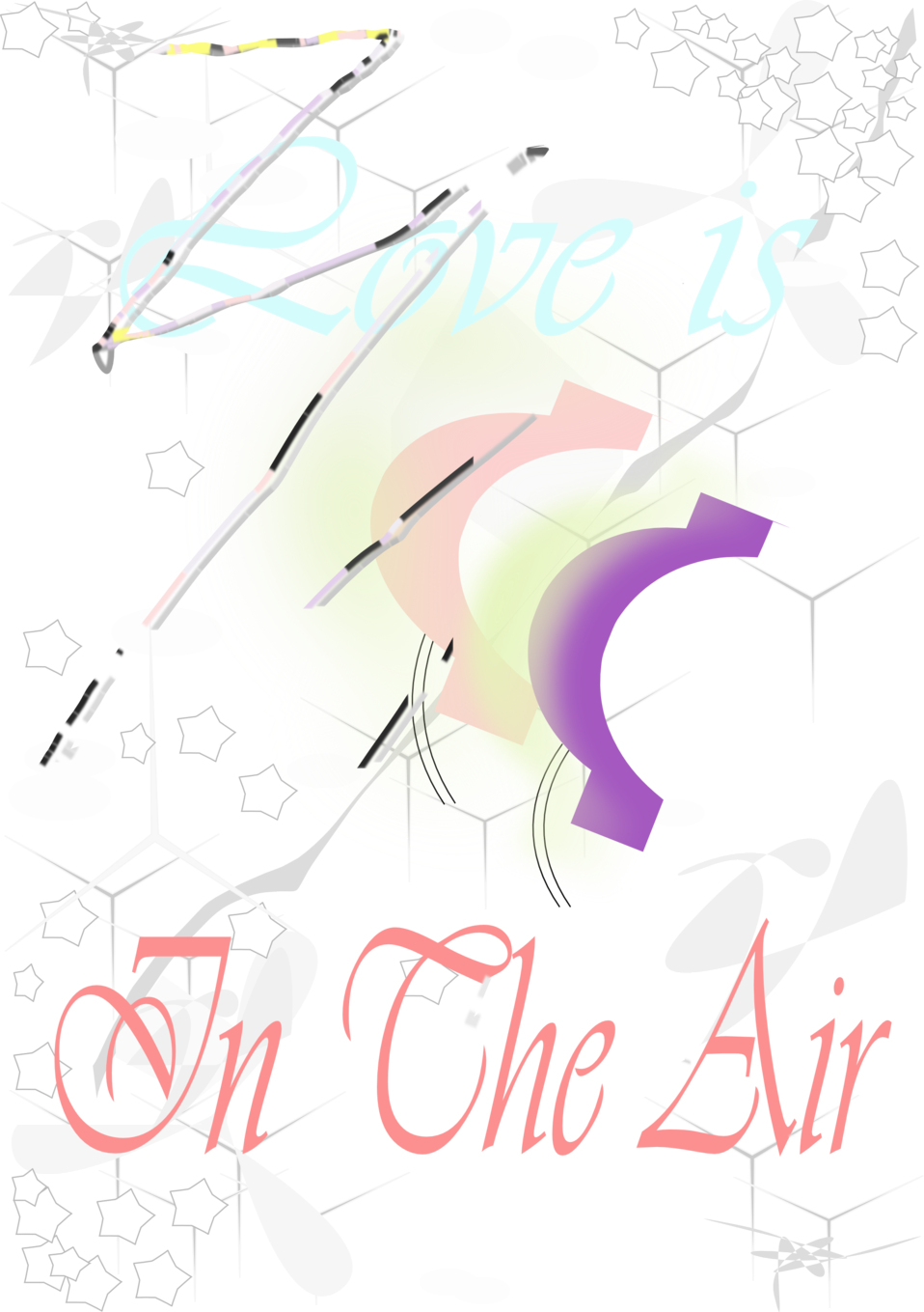 E-card Love Is In The Air Stars And Space 12 Sep - Mobile Phone (958x1359), Png Download