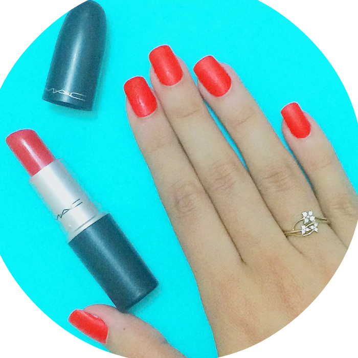 C Lady Danger Nails, Nubar Hot Red - Mac Lady Danger Nail (700x700), Png Download