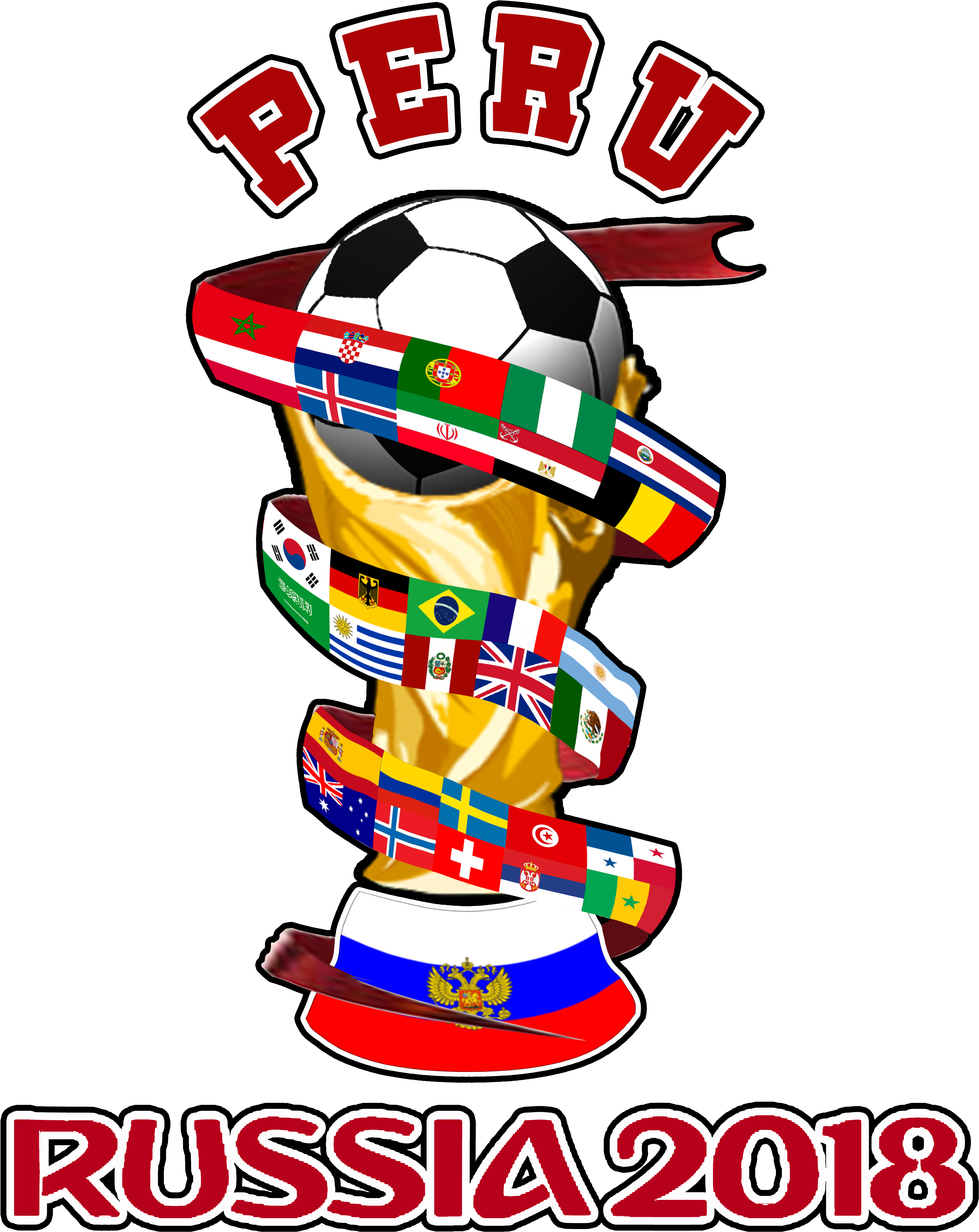 Peru World Cup Russia 2018 - World Cup Russia 2018 France (4500x5400), Png Download