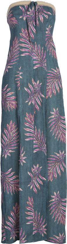 Leaves Maria Dress Leaves Maria Dress Leaves Maria - Dress (854x1024), Png Download