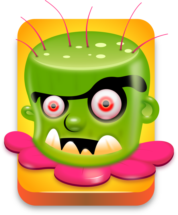 Monster Drawing Smiley Download Free Commercial Clipart - Funky Monsters (621x750), Png Download