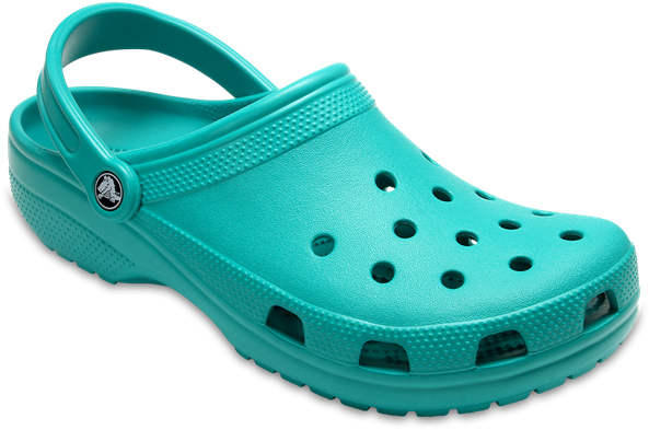 Grey Crocs (600x401), Png Download