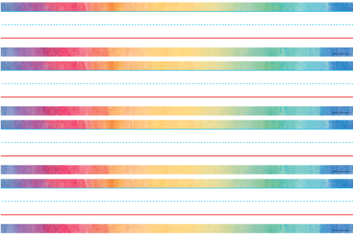 Watercolor Sentence Strips - Watercolor Painting (500x500), Png Download