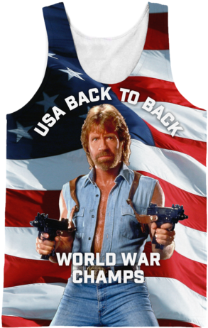 Chuck Norris - Guns Carry Him For Protection (480x480), Png Download