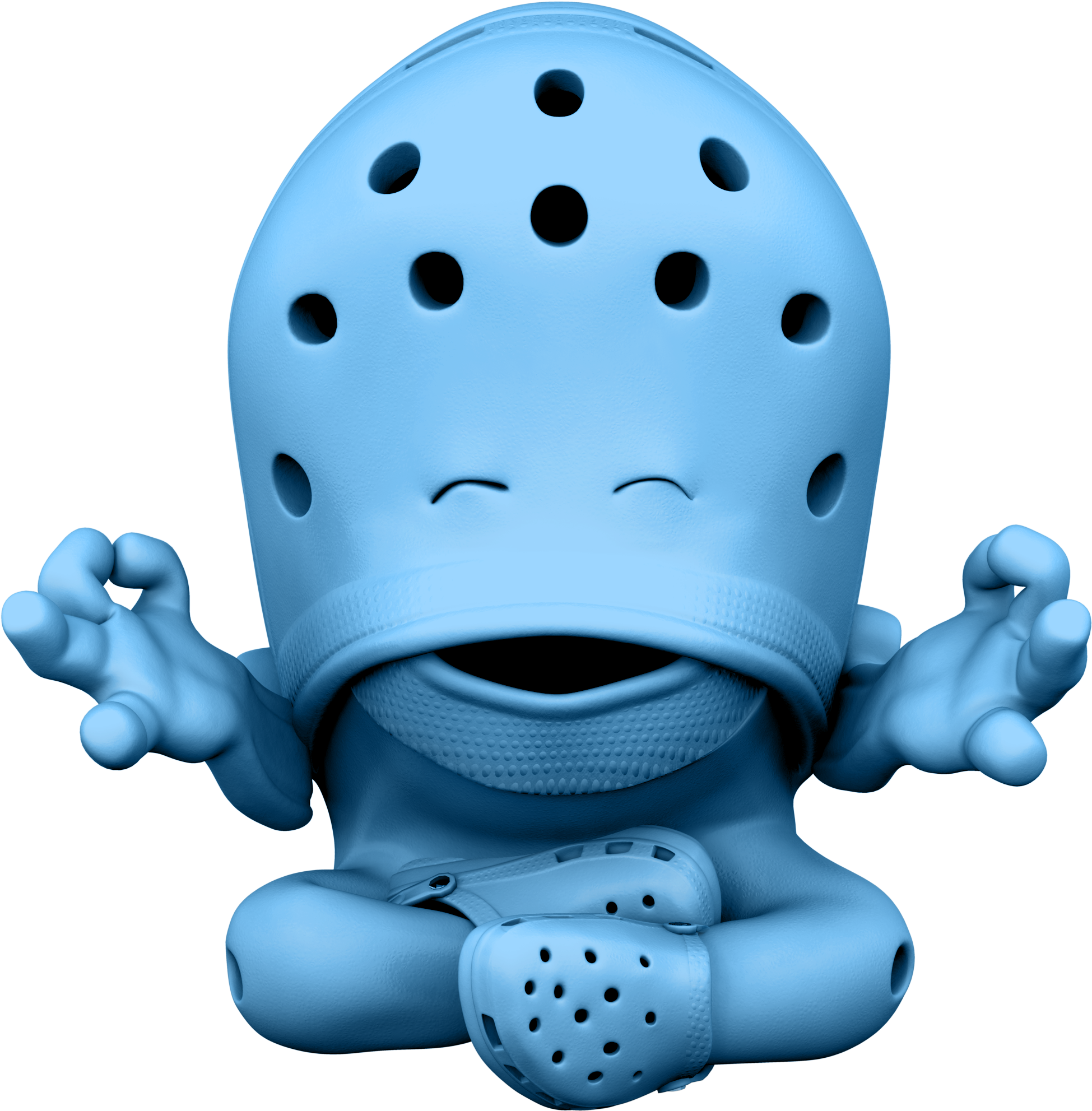 Croc Biddy - Crocs (517x517), Png Download