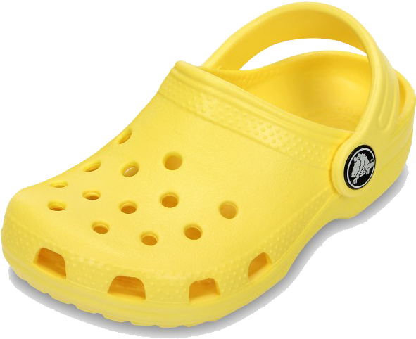 Download Best Shoes For Standing Yellow Crocs Png Image With No Background Pngkey Com