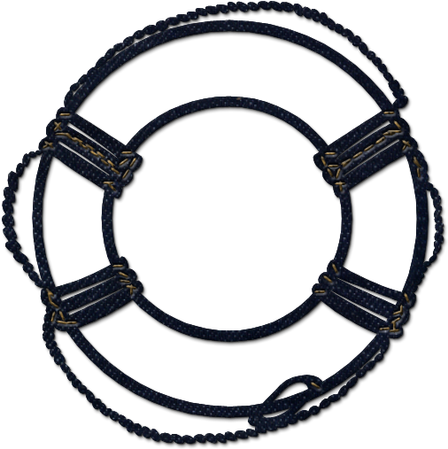 Showing Gallery For Life Preserver - Rotary International Logo Black (600x600), Png Download