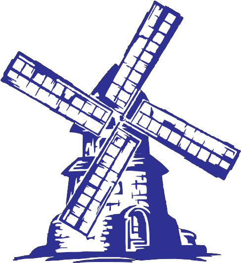 Holland Windmill Png (500x578), Png Download