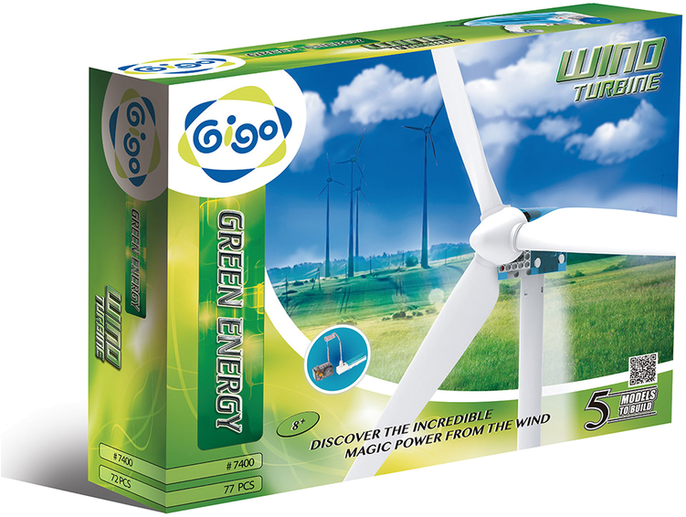 Wind Turbine - Wind Turbine Green Energy - Experiment Kit (800x800), Png Download