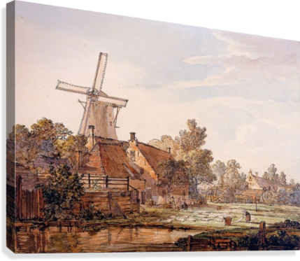 View On Bleechingground In Vriesepoort Canvas Print - View On Bleechingground In Vriesepoort (429x373), Png Download