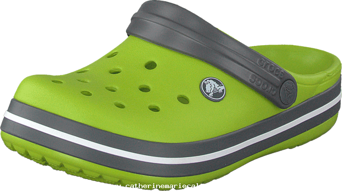 Crocs Children Crocband Kids Volt Green/gpt Children-bwenm - Slip-on Shoe (705x394), Png Download