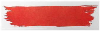 Paint Brush Stroke Red (400x400), Png Download