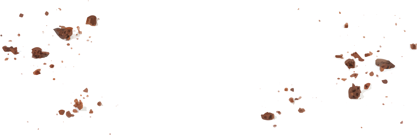 Cookie Crumbs Png - Muffin Crumbs (2000x1414), Png Download