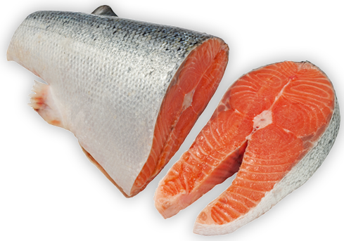 Fresh Fish Salmon Quick View - Fresh Sliced Fish (489x343), Png Download