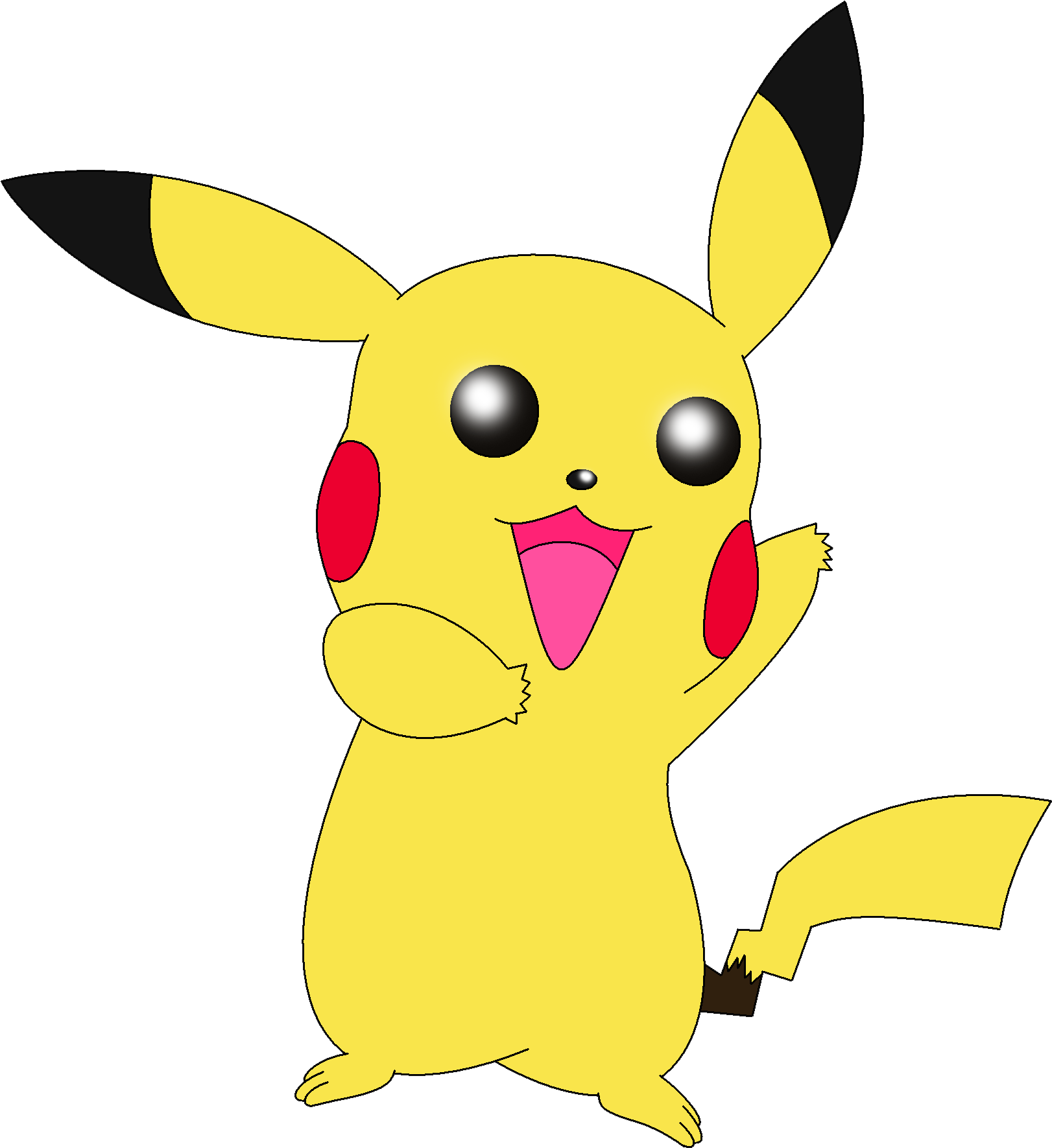 Mi Pikachu - Sonic The Hedgehog (1668x1834), Png Download