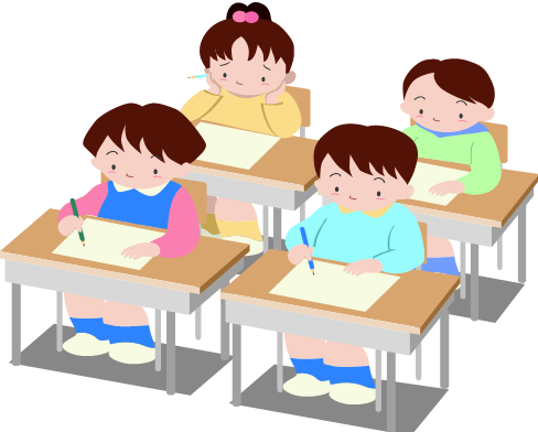 Getting Ready For Istep - Grade 1 Student Studying (488x392), Png Download