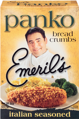 Emeril's® Italian Seasoned Panko Bread Crumbs - Panko Bread Crumbs Original (400x400), Png Download