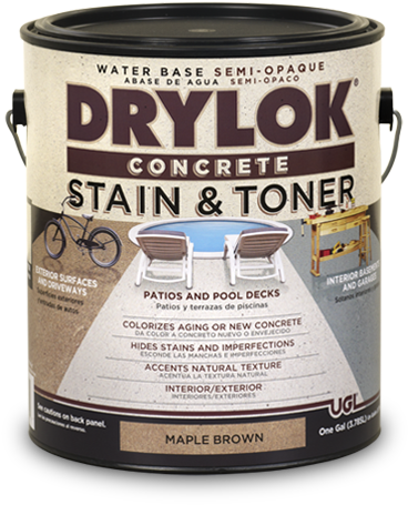 Drylok® Concrete Stain And Toner - Drylok - Water-base Semi-opaque Concrete Stain (400x500), Png Download
