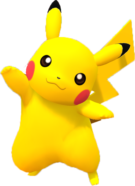 Pikachu Arms Up Png - Cartoon (466x643), Png Download
