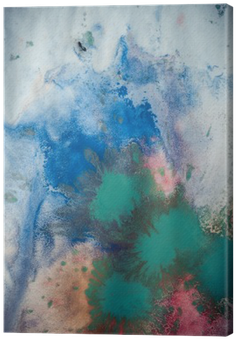 Dried Streaks Of Multicolored Paint With Cracks Canvas - Paint (400x400), Png Download