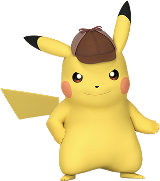 90kib, 350x390, Detective Pikachu - Pikachu Investigador (350x390), Png Download