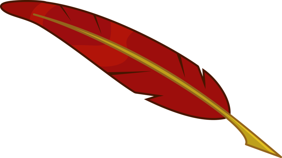 Feather Pen - Quill Clipart (900x503), Png Download
