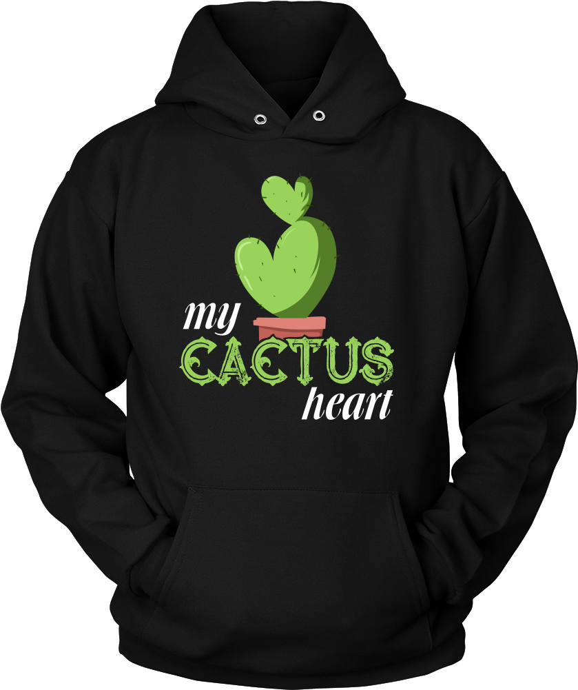 My Cactus Heart Cute Funny Love Cactus Hoodie - Goku Ultra Instinct Shirt (1000x1000), Png Download