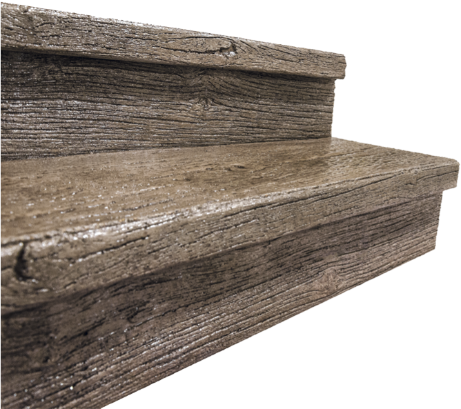 Creating Texture For The Front Of Steps Is Easy With - Foam Concrete Step Liner (918x608), Png Download