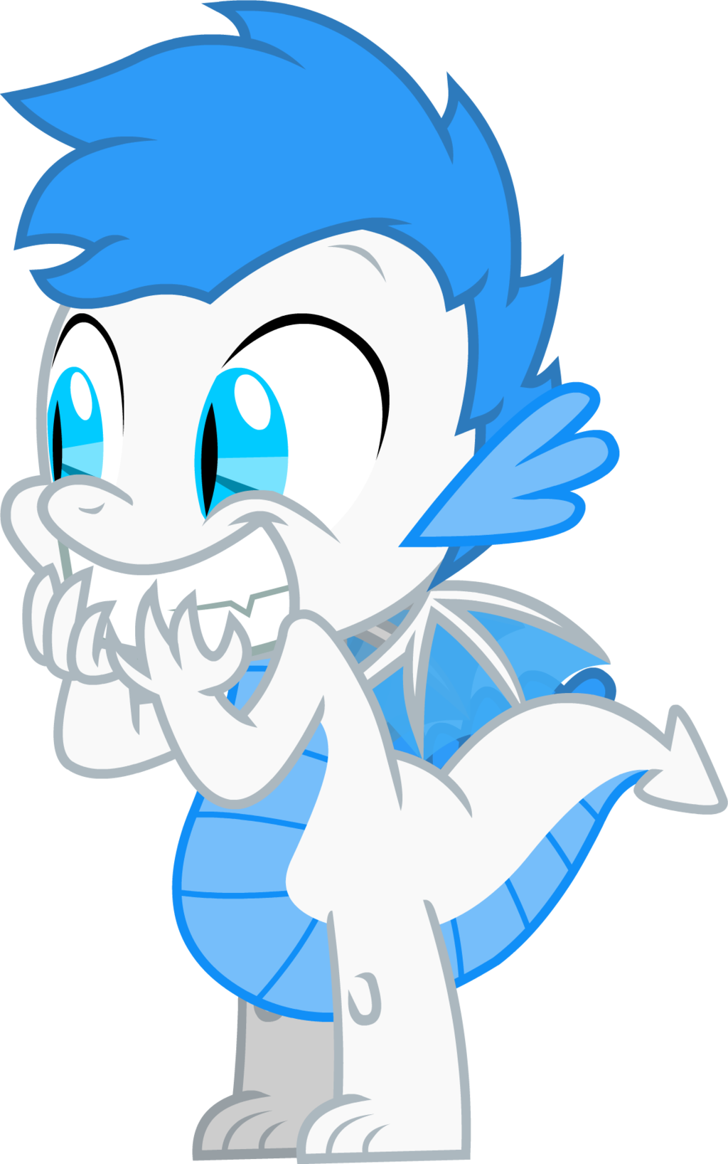 Blue Dragon Clipart Sky Blue - Clip Art (1024x1636), Png Download