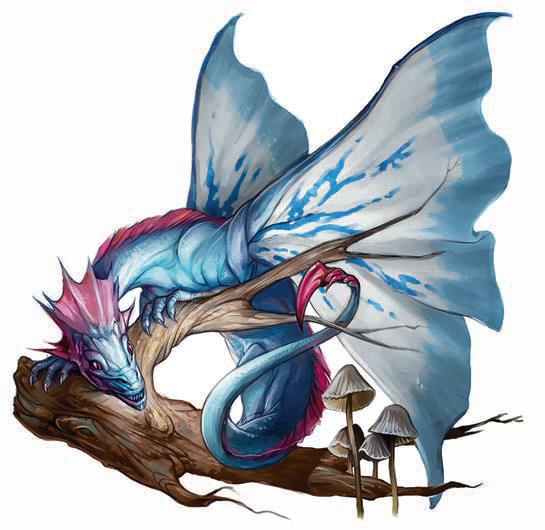 Faerie Dragon - Faerie Dragon 5e (545x530), Png Download
