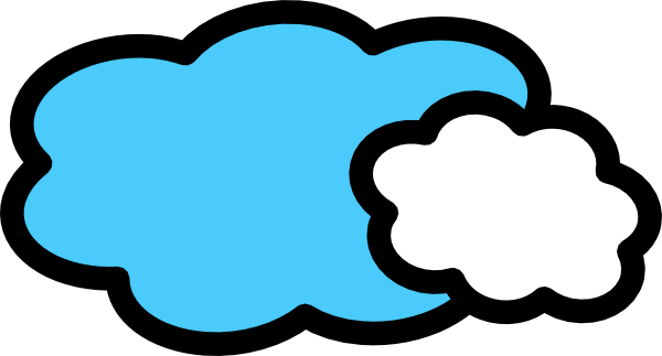 Clouds Blue And White Svg Clip Arts 600 X 323 Px (600x323), Png Download