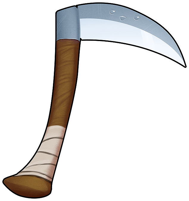 A Scythe (635x676), Png Download