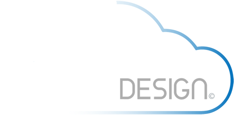 Blue Cloud Design - Cloud Graphic Designer (500x273), Png Download