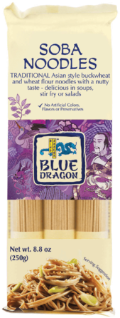 Blue Dragon Soba Noodles (257x500), Png Download