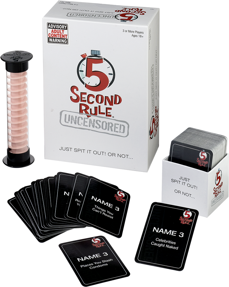 5 Second Rule Logo - 5 Second Rule Game Uncensored (1000x1000), Png Download