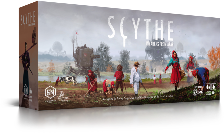 Invaders From Afar - Scythe Invaders From Afar Board Game (1024x629), Png Download