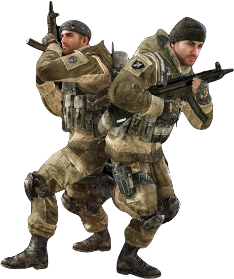 Russian Soldiers - Soldados Del Call Of Duty Black Ops 1 (519x577), Png Download